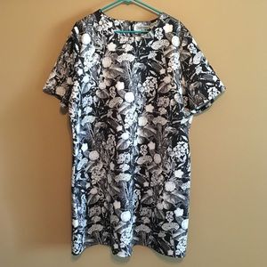 Alice & You Floral Scuba Material Shift Dress